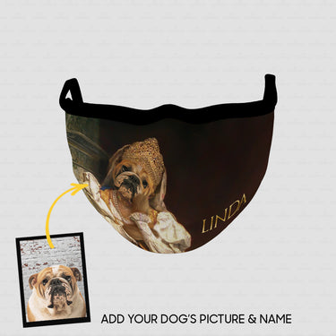 Personalized Dog Gift Idea - Royal Dog's Portrait 81 For Dog Lovers - Cloth Mask